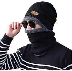 Winter Knitted Cap, Neck &Gloves