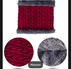 Winter Knitted Cap, Neck &Gloves