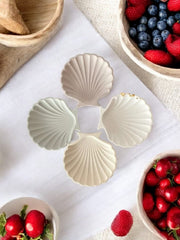 Shell style resin tray