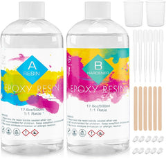 Epoxy resin 1 kg and hardener 500 gram