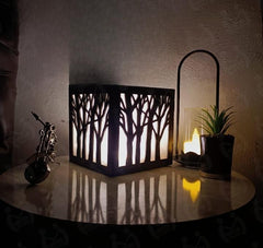 Rechargable Brwon Table Lamp