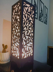 Large size wooden lamp