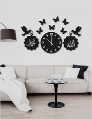 Allah Muhammad wooden clock