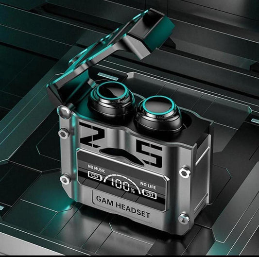 Multi color long lasting battery earbuds