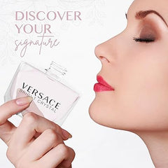 Versace Perfume for Women Set of 4 Mini, Bright Crystal, Yellow Diamond, Crystal Noir, Bright Crystal Absolu, Perfume for Women Fragrance Sampler Set Designer Womens Samples (4 Count, 0.17 oz)