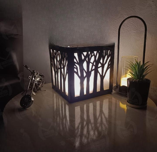 Rechargable Brwon Table Lamp