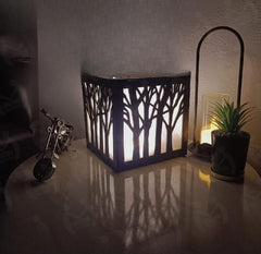 Rechargable Brwon Table Lamp