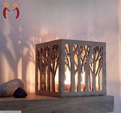 Rechargable Brwon Table Lamp