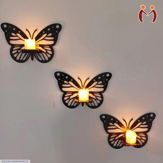 Butterfly design wall lamp 3 pc